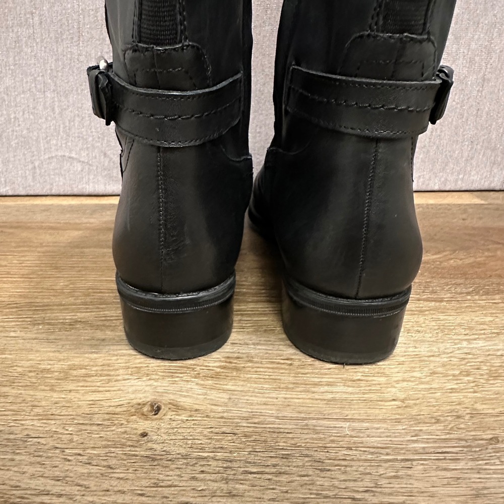 Sam Edelman Ponce Black Soft Leather Riding Boots Knee-High‎ Size 6.5 - Picture 8 of 13